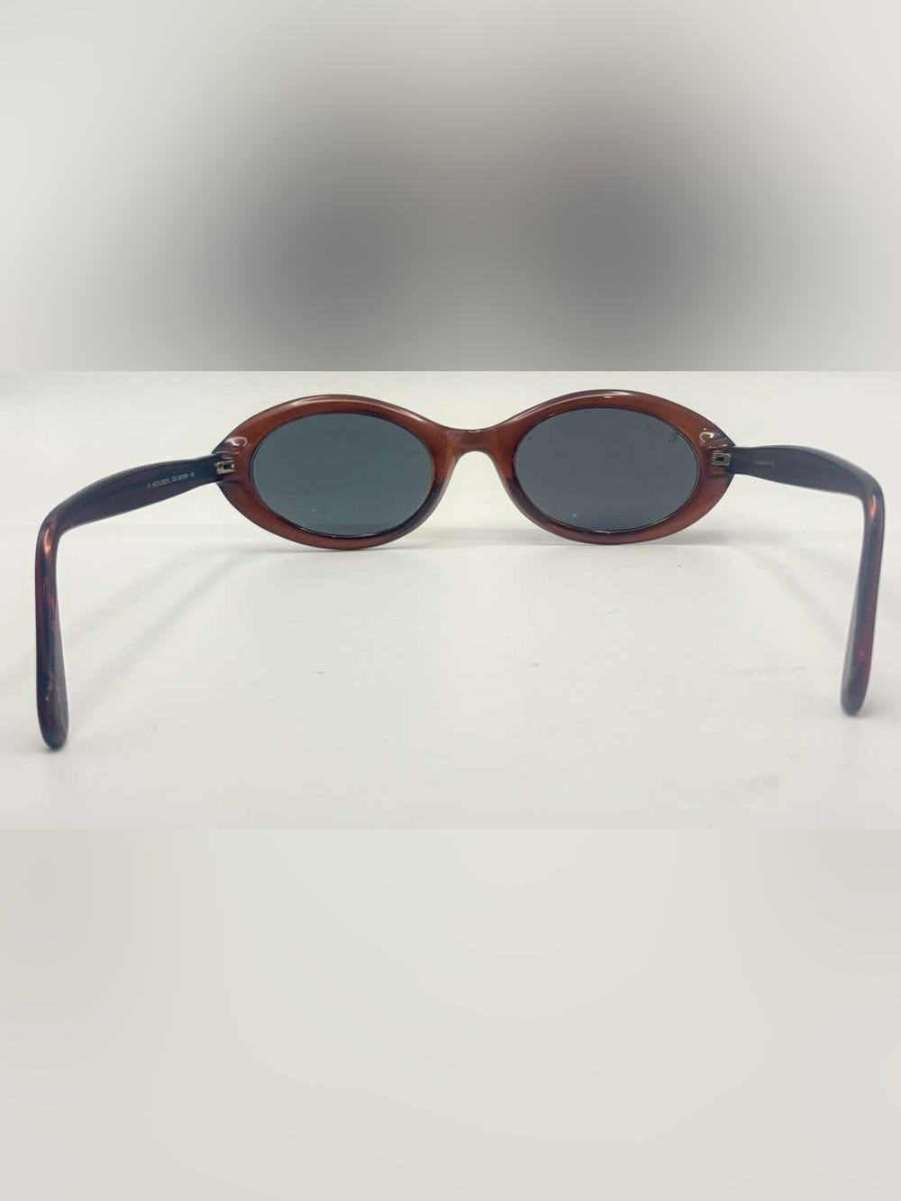 Lauren LS82PL Brown Oval Sunglasses Frames Only - Picture 6 of 8